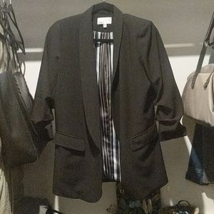 3/4 Sleeve Open Font Blazer (Nordstrom)